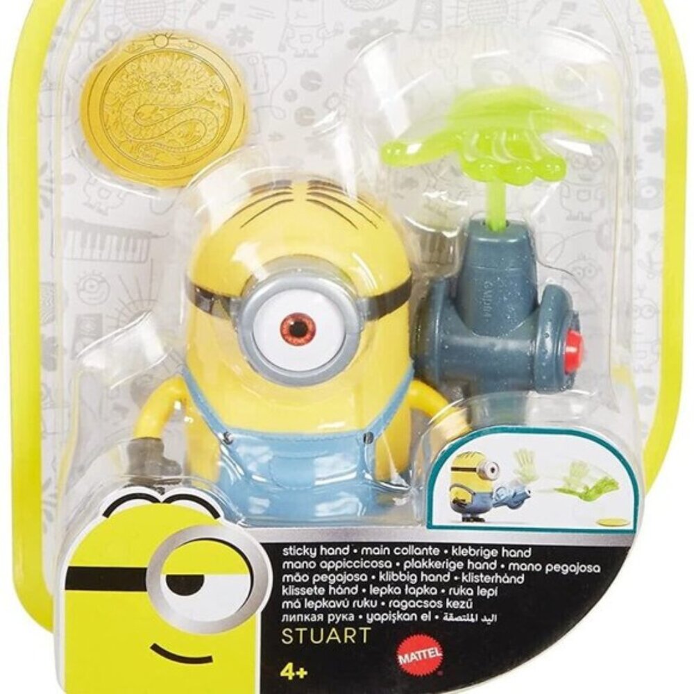 Minions Mischief Makers Stuart Sticky Hand Action Figure Mattel
